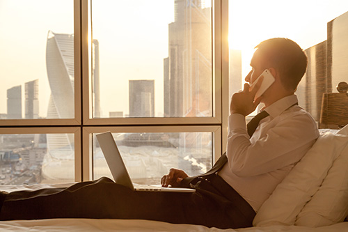 I.V. house calls in Hotels
